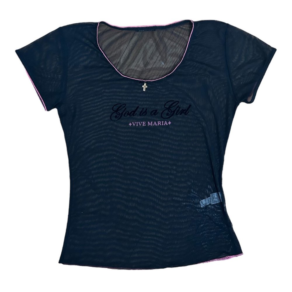 Vive Maria God Is A Girl Mesh Tee